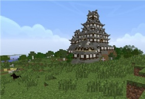 我的世界​城堡制作教程 日式城堡​建筑攻略​