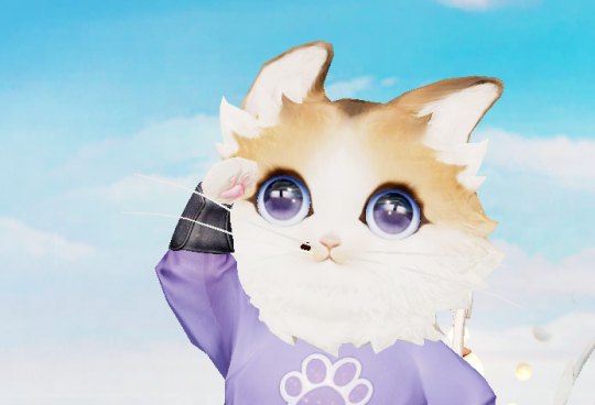 小猫拍了拍你并对你salute）